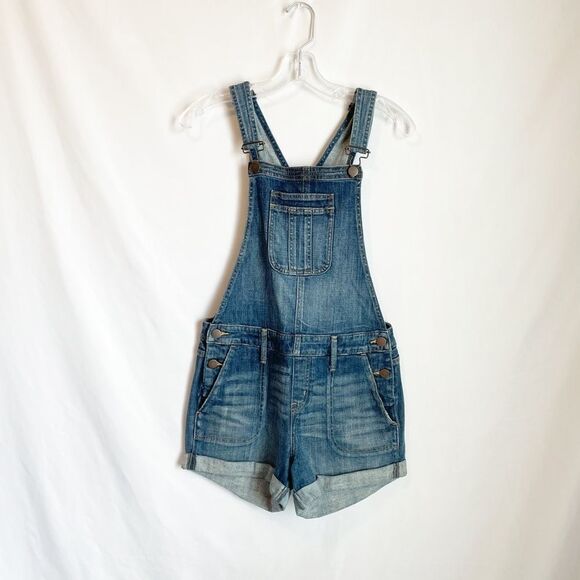 Treasure & Bond Overall Shorts Denim Size S - Picture 1 of 9